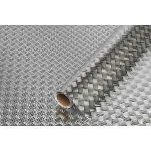 Q.TA' 1 PLASTICA ADESIVA DCFIX 210.0060 ARGENTO RILIEVO 10 M