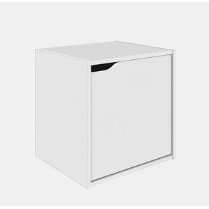 Q.TA' 1 CUBO C/ANTA 35X29,2X35 CM BIANCO