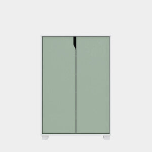 Q.TA' 1 MOBILE 2A MULTIUSO 60X36X89,7 CM VERDE SALVIA