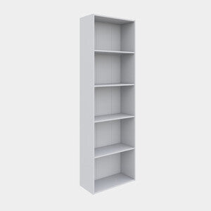 Q.TA' 1 LIBRERIA 4 RIPIANI 50X22,8X157,4 CM BIANCO