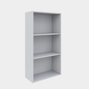 Q.TA' 1 LIBRERIA 2 RIPIANI 50X22,8X95 CM BIANCO