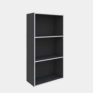 Q.TA' 1 LIBRERIA 2 RIPIANI 50X22,8X95 CM ARDESIA