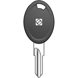 Q.TA' 1 SILCA ZD24RBTE CHIAVE TRANSPONDER VUOTA OTTONE