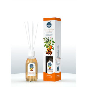 Q.TA' 6 DIFFUSORE OFFICINA DEI FIORI 250ML ARANCIA E CANN