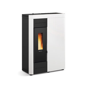 Q.TA' 1 TERMOSTUFA PELLET ERM/SLIM 14,5KW VIRNA IDRO .16 BIANCO