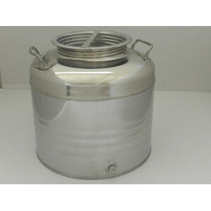 Q.TA' 1 FUSTO OLIO ACCIAIO INOX 441 15 L AGGRAFFATO