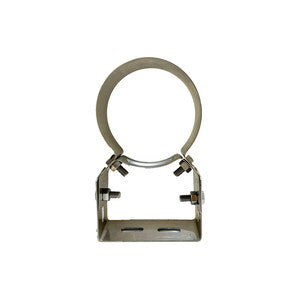 Q.TA' 1 C COLLARE INOX C/STAFFA P/TUBO D 8 CM