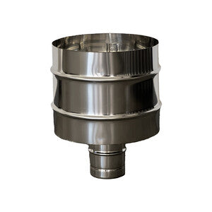 Q.TA' 1 C FUMAIOLO A BOTTE INOX TONDO INOX D 25CM