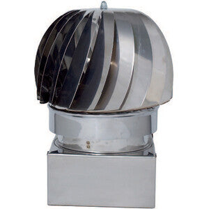 Q.TA' 1 C FUMAIOLO GIREVOLE INOX QUADRO 42X42CM