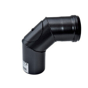 Q.TA' 1 C CURVA A 90 P/STUFA A PELLET C/ISPEZ D 8 CM