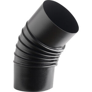 Q.TA' 1 CURVA PORCELLANATA PIEGHETTATA 45 D 13CM NERO OP CLASSIC