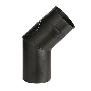 Q.TA' 1 CURVA PORCELLANATA 45 C/ISPEZ D 15CM NERO OPACO TOP