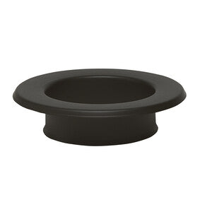 Q.TA' 1 ROSONE P/STUFA A MURO D 12CM NERO