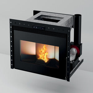 Q.TA' 1 C INSERTO A PELLET P/CAMINO ELIO 11 NERO