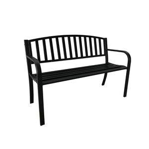 Q.TA' 1 C PANCHINA NERO 119X50X77CM INCONTRO