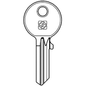 Q.TA' 20 SILCA IE41R CHIAVE PROFILO OTTONE