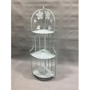 Q.TA' 2 C ANGOLIERA 3 RIPIANI 49X33X126CM AZZURRO CH EPOQUE