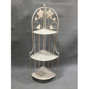 Q.TA' 2 C ANGOLIERA 3 RIPIANI 49X33X126CM BIANCO ANT EPOQUE