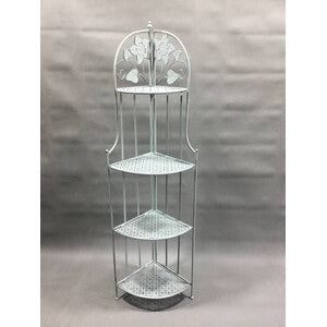 Q.TA' 2 C ANGOLIERA 4 RIPIANI 49X33X156CM AZZURRO CH EPOQUE