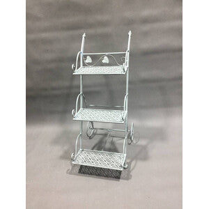 Q.TA' 2 C FIORIERA C/RUO 3 RIP 54X34X78CM AZZURRO CH EPOQUE