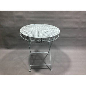 Q.TA' 1 C TAVOLO D 70XH74CM AZZURRO CHIARO EPOQUE