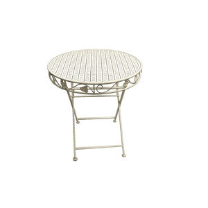 Q.TA' 1 C TAVOLO D 70XH74CM BIANCO ANTICO EPOQUE