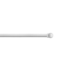 Q.TA' 6 BASTONE METALLO D 20/17 120/210CM PALLA BIANCO