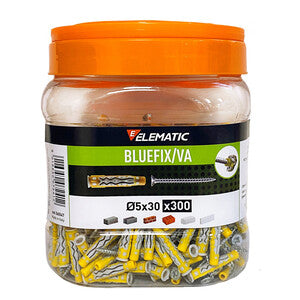 Q.TA' 1 ELEMATIC TASSELLO BLUEFIX VA 5X30 C/VITE BARAT 300