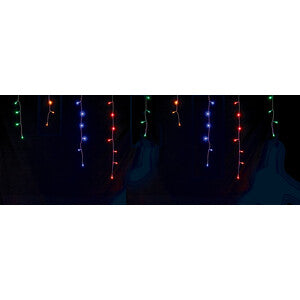 Q.TA' 1 TENDA LUMINOSA 100 LED C/GIOCHI MULTICOLOR