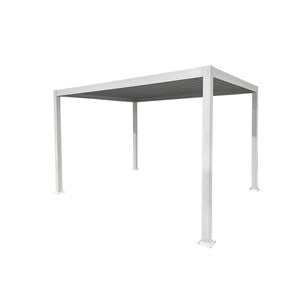 Q.TA' 1 C PERGOLA BIOCLIMATICA 3X4 ALU STEEL BIANCO