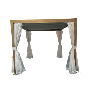 Q.TA' 1 C TELO LATERALE P/PERGOLA BIOCLIMAT 3X4 BIANCO 4