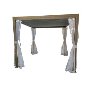 Q.TA' 1 C ZANZARIERA P/PERGOLA BIOCLIMAT 3X4 BIANCO 4