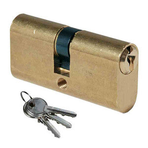 Q.TA' 10 ISEO F300 CILINDRO OVALE 27-27 OTTONATO C/3CH