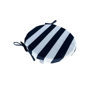 Q.TA' 2 CUSCINO GARDEN TONDO D 41CM RIGA BLU