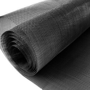 Q.TA' 1 C RETE ZANZARIERA ACCIAIO INOX 20X18 0,80X25MT NERO