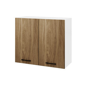 Q.TA' 1 KIT CUCINA PENSILE 2 ANTE 80X32XH72CM NOCE