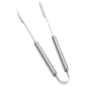 Q.TA' 6 C PINZA INOX SATINATO P/BARBECUE STEELFIRE