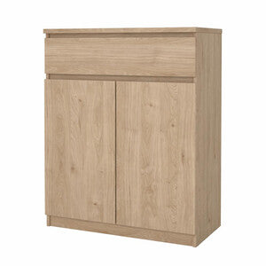 Q.TA' 1 KIT CREDENZA 2ANTE+1CASS NAIA 80X40X100CM ROVERE