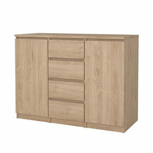 Q.TA' 1 KIT MADIA 2A+4C NAIA 121X50X91CM ROVERE