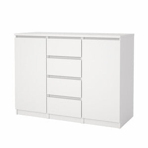 Q.TA' 1 KIT MADIA 2ANTE+4CASS NAIA 121X50X91CM BIANCO