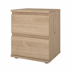 Q.TA' 1 KIT COMODINO NOVA 2 CASS 40X34X48,2CM ROVERE