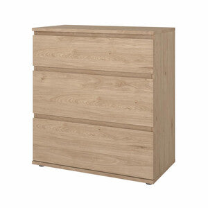 Q.TA' 1 KIT CASSETTIERA NOVA 3 CASS 76,8X40X83,7CM ROVERE