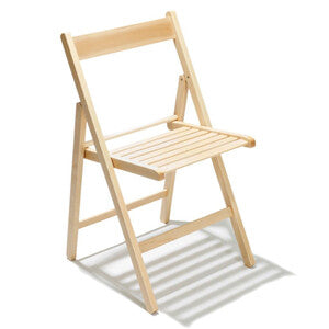 Q.TA' 4 SEDIA PIEGHEVOLE LIBERTY NATURALE