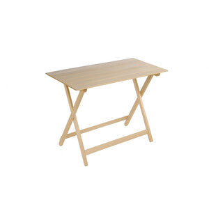 Q.TA' 1 TAVOLO LEGNO PIEGHEVOLE 100X60XH73CM NATURALE