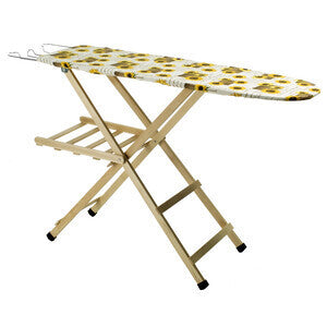 Q.TA' 1 ASSE DA STIRO IN LEGNO C/PORTA BIANCHERIA