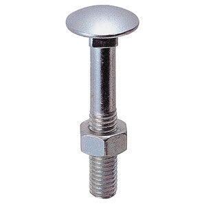 Q.TA' 50 BULLONE P/FERRO E LEGNO TTQS 8 X150MM ZINCATO UNI5732