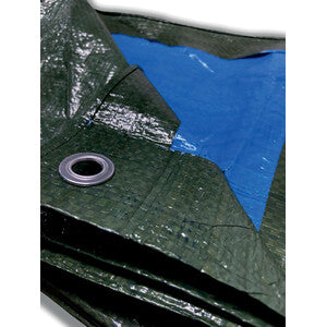 Q.TA' 1 TELO OCCHIELLATO PE VERDE/BLU 8X10M 90 GR