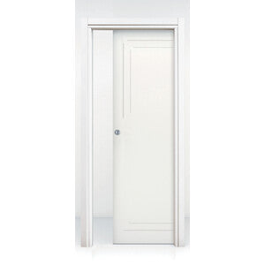 Q.TA' 1 PORTA SCORREVOLE 2L 70X210 LACCATA BIANCA
