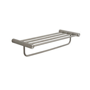 Q.TA' 1 GEDY ANDE SPAZZOLATO PORTASALVIETTE DOPPIO H 12,5 CM
