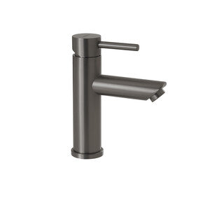 Q.TA' 1 GEDY SERIE GARDA LAVABO BASSO GUN METAL
